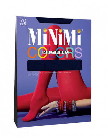 Колготки женские Multifibra Colors 70 blu scuro